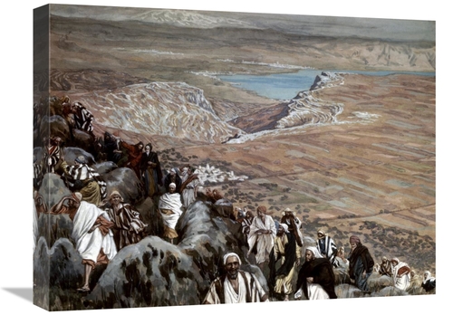 Global Gallery GCS-280454-22-142 22 in. People Seek Christ to Make Him