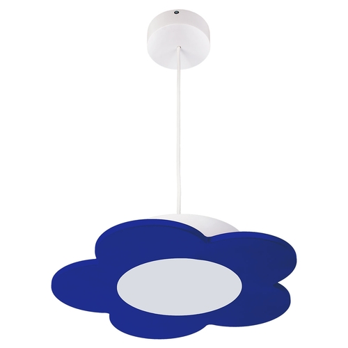 Hanging lamp Fiore LED blue