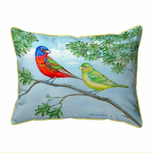 Betsy Drake HJ890 16 x 20 in. Pair of Buntings Large Indoor & Outdoor 