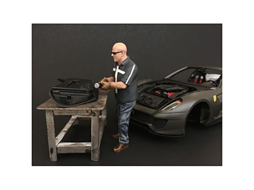 \Chop Shop\" Mr. Fabricator Figurine for 1/24 Scale Models by American