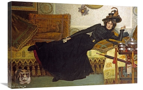 Global Gallery GCS-268031-30-142 30 in. Une Femme Elegante Art Print -