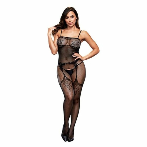 Bodystocking (One size) Jacquard Baci Lingerie 00254