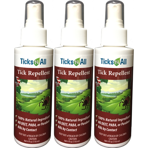 All Natural Tick Repellent 4oz (3 pack)