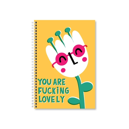 Lovely A5 Wired Notebook (Pack of 6)