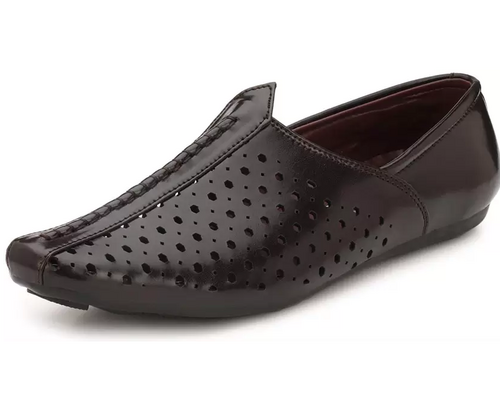 Nagra Shoes for Men Jutti for Men Laser cut Design (Size-9)