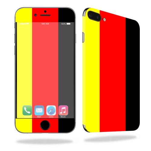 MightySkins APIPH7PL-German Flag Skin for Apple iPhone 7 Plus - German
