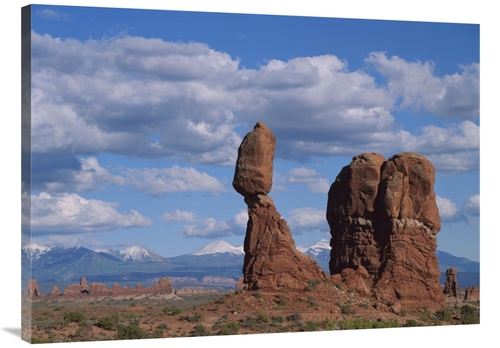 Global Gallery GCS-396541-3040-142 30 x 40 in. Balanced Rock Under Clo