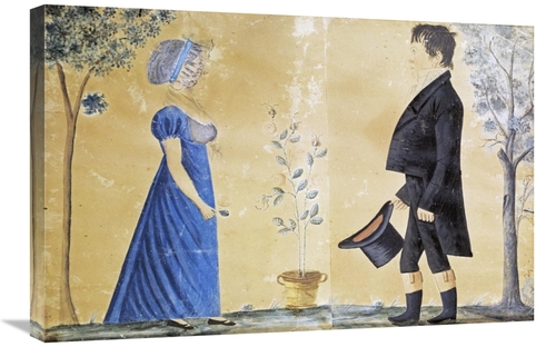 Global Gallery GCS-266813-30-142 30 in. Portrait of Johann & Susannah 