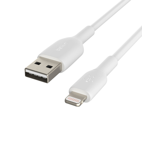 USB to Lightning Cable Belkin CAA001BT2MWH 2 m