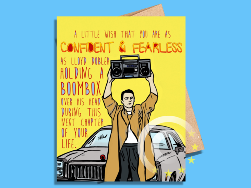 Lloyd Dobler Greeting Card