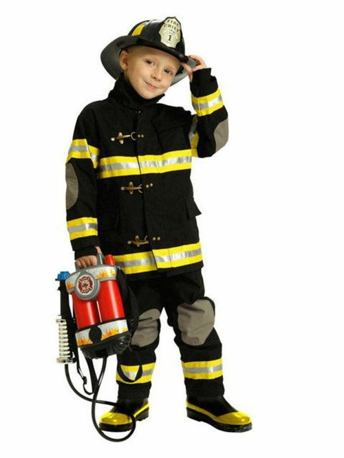 Rubies Costumes 279345 Child Junior Fireman Costume - Large