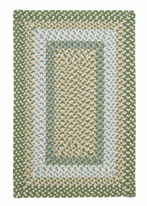 Colonial Mills Rug MG19R060X096R Montego - Lily Pad Green 5 ft. x 8 ft