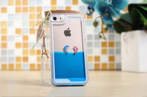 Dolphin Swimming iPhone Case