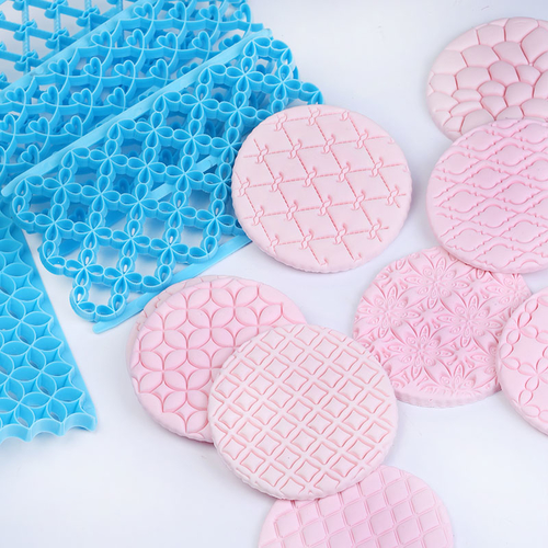 Cute Fondant Cake Pastry Art Embossing Biscuit