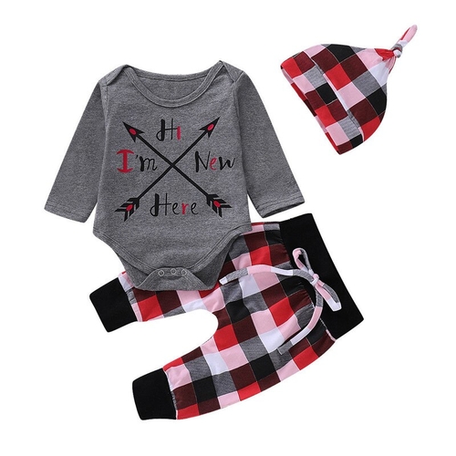 Casual Autumn Newborn Clothes Baby Boy Girl