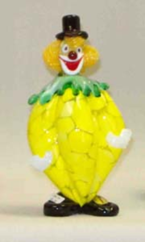 Belco FP-19 7-1/2" Murano Glass Clown