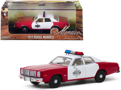 1977 Dodge Monaco Burgundy and White \Finchburg County Sheriff\" 1/43