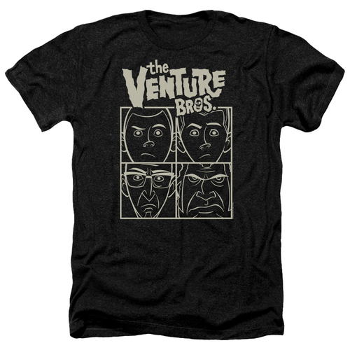 Trevco CN898-HA-3 The Venture Bros & Venture by Adult Heather T-Shirt&