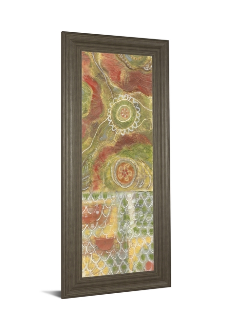 Classy Art 1830 18 x 42 in. Moroccan Whimsy II by Karen Deans Framed P