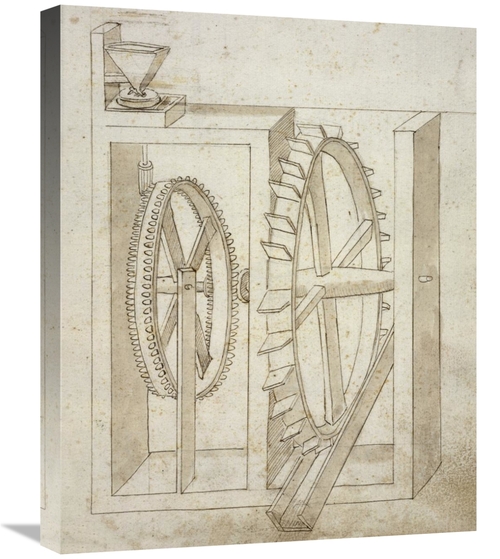 Global Gallery GCS-455009-2024-142 20 x 24 in. Folio 14 - Mill with Un