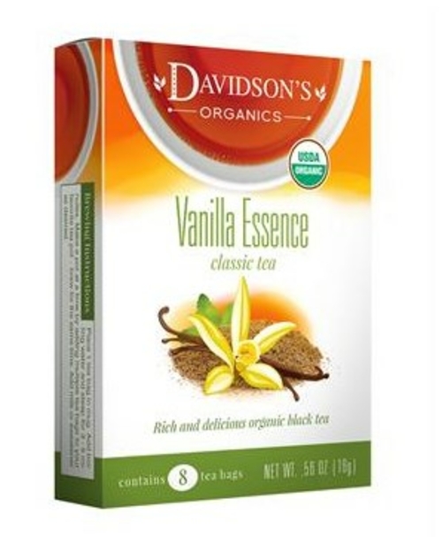 Davidsons Organics 1197 Single Serve Vanilla Essence Tea - 100 Count