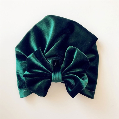 Sweet Solid Baby Girl Hat With Bow Candy Color