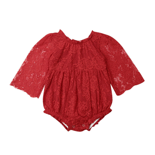 Christmas Newborn Baby Girl Bodysuits Clothes Long