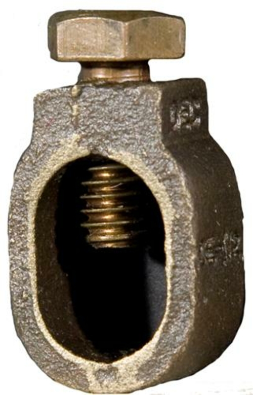 Heavy Duty Ground Rod Clamps 0.7 5 In. Direct Burial