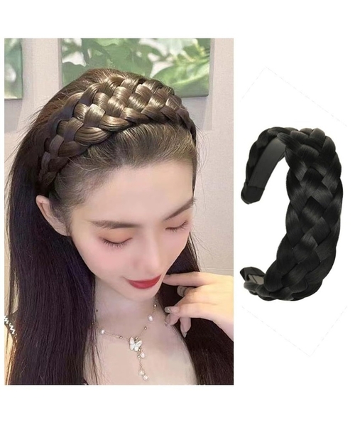 Hair Braided Hair Band 4 Plaited Headband For Women & Girls Fashion