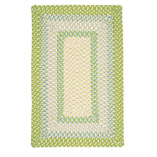 Colonial Mills Rug MG69R048X048R Montego - Lime Twist 4 ft. square Bra