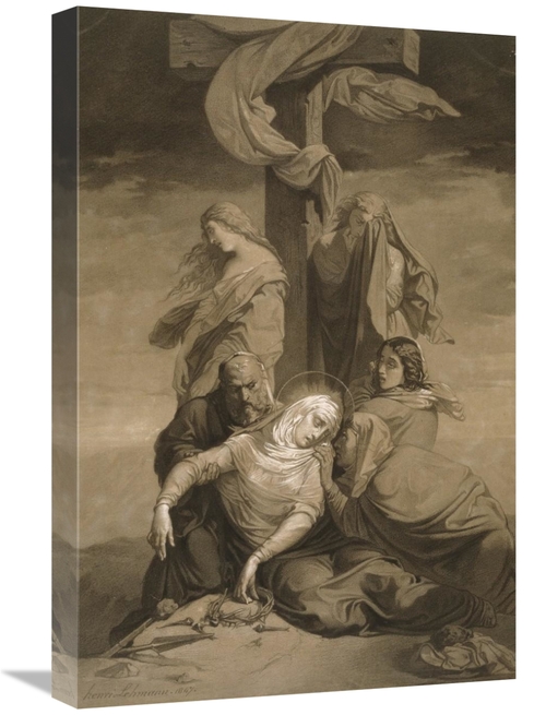 Global Gallery GCS-456108-1624-142 16 x 24 in. Lamentation at the Foot