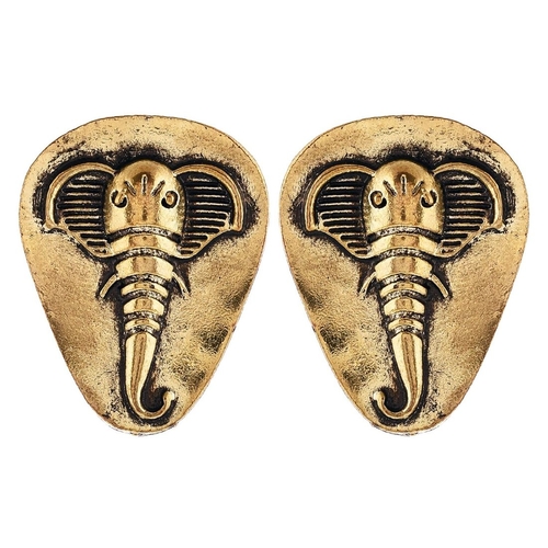 Generic Women's Brass Earrings (Golden, free Size)