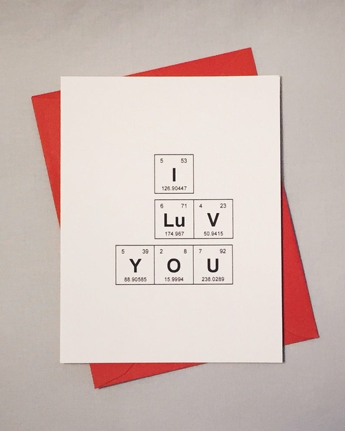 I Love You Sentimental Elements Card