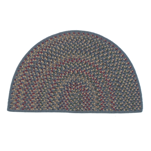 Colonial Mills Rug IC10ASLICESET Rustic Braided Kitchen Slice  Federal