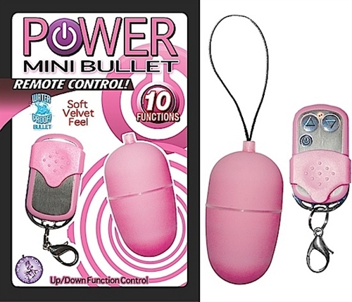 Power Mini Bullet Remote Control - Pink