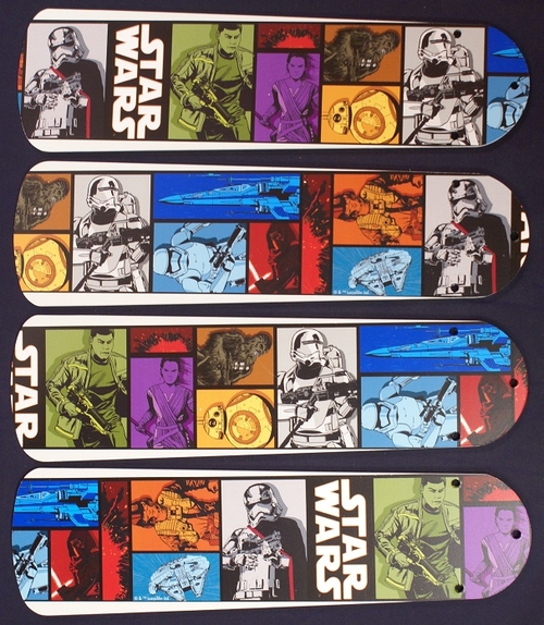 Ceiling Fan Designers 42SET-KIDS-SW3 42 in. Star Wars the force Awaken
