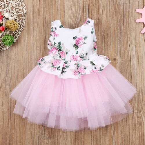 Adorable Toddler Baby Girls Sleeveless Princess