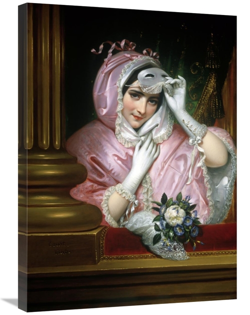 Global Gallery GCS-277135-30-142 30 in. The Mask Art Print - Joseph De