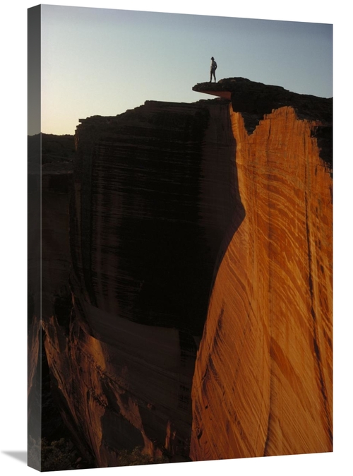 Global Gallery GCS-395907-2030-142 20 x 30 in. Person Standing Atop th
