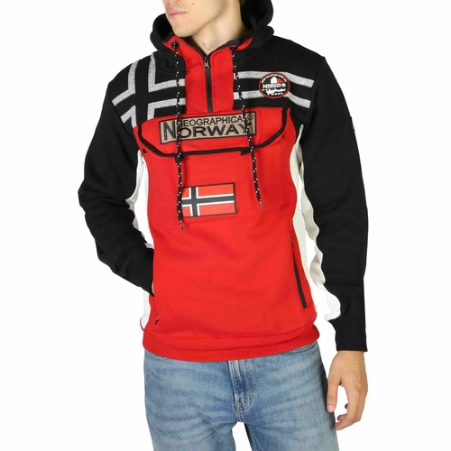 Black Geographical Norway Fitakol_man_black-red