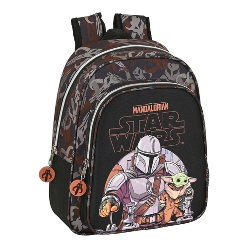 School Bag The Mandalorian The Guild Black Brown (27 x 33 x 10 cm)