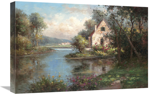 Global Gallery GCS-121361-1624-142 16 x 24 in. Enchanting Chateau Art 