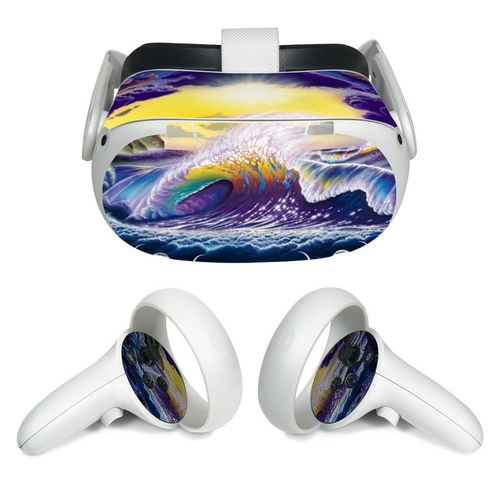 DecalGirl OCQ2-PASSFIN Oculus Quest 2 Skin - Passion Fin