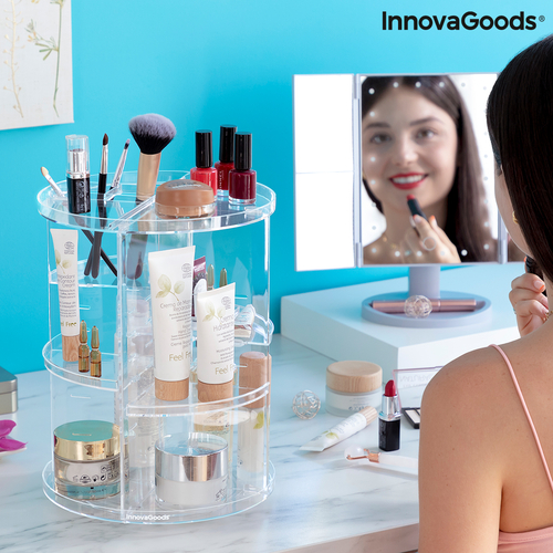 Rotating Make-up Organiser Rolkup InnovaGoods