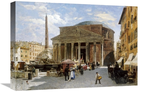 Global Gallery GCS-268093-22-142 22 in. The Pantheon, Rome Art Pri