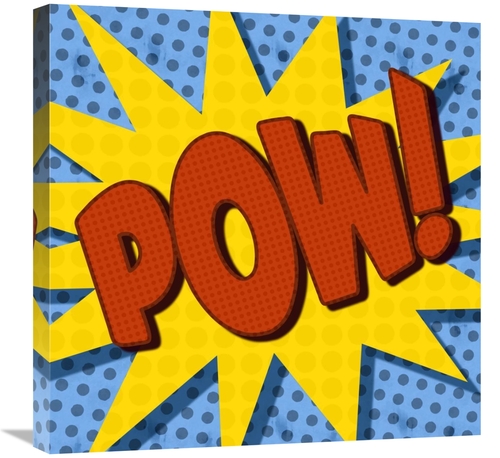 Global Gallery GCS-388378-2424-142 24 x 24 in. Word Power - Pow Art Pr