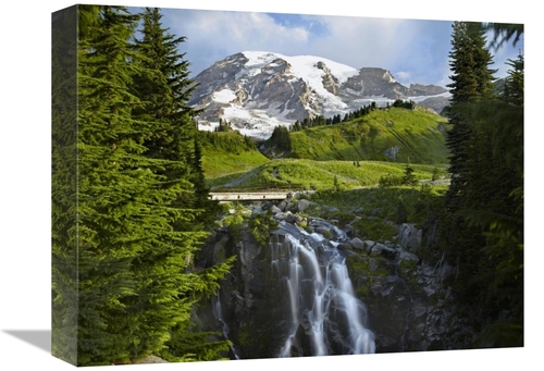 Global Gallery GCS-396824-1216-142 12 x 16 in. Myrtle Falls & Mount Ra