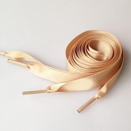 80cm Flat Satin Ribbon Multicolor Shoelaces