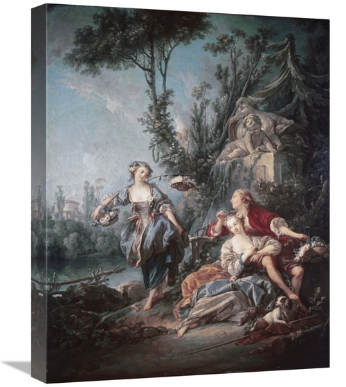 Global Gallery GCS-276818-22-142 22 in. Flower Gatherers Art Print - F