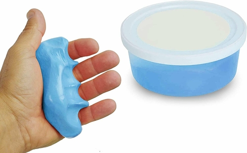 Therapy Putty, Blue. Hand Exerciser Stress Ball in Container 1 lb.